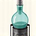 Icona raffigurante un alambicco per la distillazione di essenze